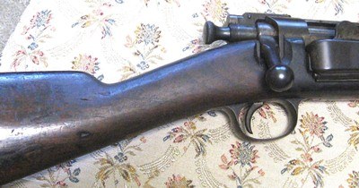 M1892 KRAG in original configuration with cleaning rod, flat no-trap butt plate, and other early features - Image 2 of 15