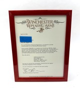 Winchester 1873 Rifle In Maple#114 of 300 made With Winchester Historical Letter - 5 of 8