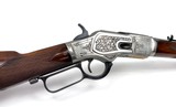 Engraved Winchester 1873 Mfg Sep 1888 With Letter 38-40 - 2 of 11