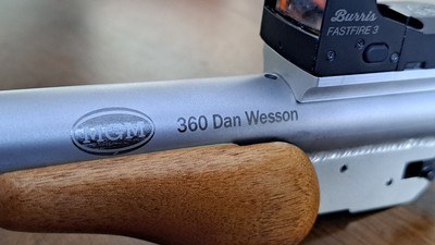 T/C Contender MGM Barrel .360 Dan Wesson Holster Grips Forend Package - Image 4 of 14