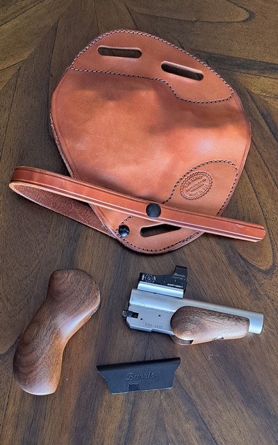 T/C Contender MGM Barrel .360 Dan Wesson Holster Grips Forend Package - Image 1 of 14