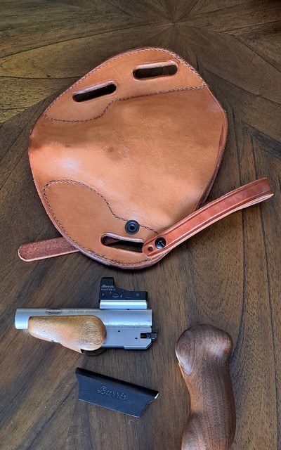 T/C Contender MGM Barrel .360 Dan Wesson Holster Grips Forend Package - Image 2 of 14