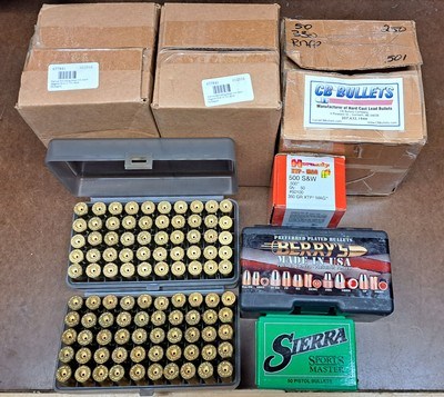 500 S&W Brass & Bullets Package.500 Smith and Wesson