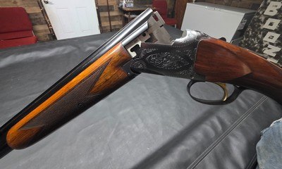 Belgium Browning 12 O/U Superimposed Shotgun - Image 13 of 15