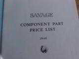 Savage Gun Component Parts list - 2 of 4