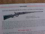 Savage Arms Gun Catalog with artwork cover - 5 of 11