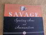 Savage Gun Catalog with Indian Head artwork cover - 1 of 12