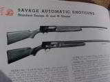 Savage Gun Catalog with Indian Head artwork cover - 9 of 12