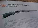 Savage Gun Catalog with Indian Head artwork cover - 8 of 12