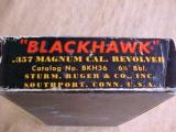 Ruger Blackhawk 357 Box only - 2 of 3