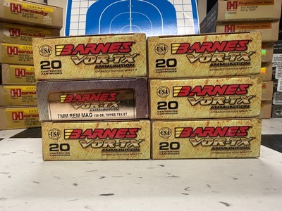 Barnes VOR TX 7mm Rem Mag 150gr Tipped TSX BT 20ct