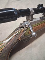 Ruger 77/22 stainless heavy barrel 22hornet with camo laminated stock - 9 of 13