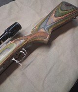 Ruger 77/22 stainless heavy barrel 22hornet with camo laminated stock - 11 of 13