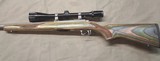 Ruger 77/22 stainless heavy barrel 22hornet with camo laminated stock - 1 of 13
