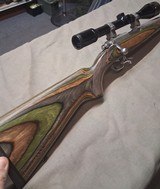 Ruger 77/22 stainless heavy barrel 22hornet with camo laminated stock - 3 of 13
