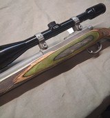 Ruger 77/22 stainless heavy barrel 22hornet with camo laminated stock - 10 of 13