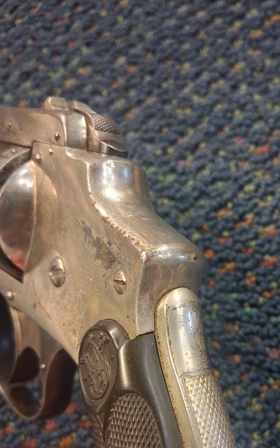Smith & Wesson Safety Hammerless 38 S&W 4in Barrel - Image 10 of 10