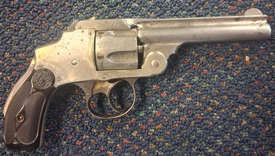 Smith & Wesson Safety Hammerless 38 S&W 4in Barrel - Image 1 of 10
