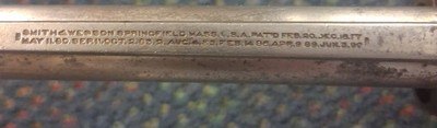Smith & Wesson Safety Hammerless 38 S&W 4in Barrel - Image 8 of 10
