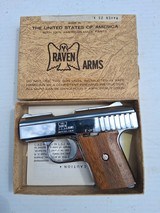 Raven P-25 25ACP with box - Image 1 of 5