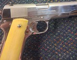 Early Colt Government 1911 10mm Delta Elite Bright Stainless 5in Barrel with Box No Original Grips - Image 3 of 8