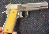 Early Colt Government 1911 10mm Delta Elite Bright Stainless 5in Barrel with Box No Original Grips - Image 2 of 8