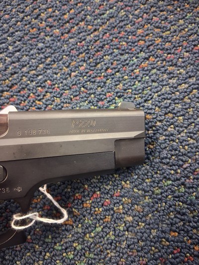 Sig Sauer P220 45acp 1984 Date Great Condition with Original Manual and Extra Magazine - Image 5 of 7
