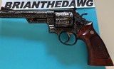 Smith&Wesson (NO DASH) Model57 6 Inch FULLY ENGRAVED - Image 1 of 15