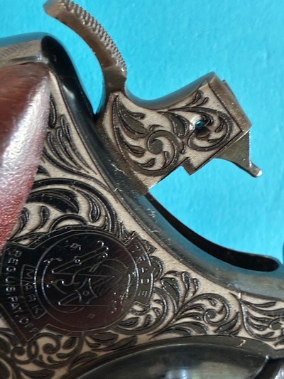 Smith&Wesson (NO DASH) Model57 6 Inch FULLY ENGRAVED - Image 6 of 15