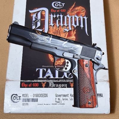Colt Dragon TALO Government Model .45 ACPOne of 400Carbon BlueUnfired in Box