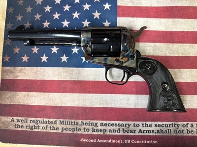 Colt Single Action Army .45 - 5.5" Barrel- Mfg 2000 - Turnbull Factory Colt Finish- Model P1850 - Image 1 of 14