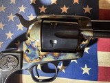 Colt Single Action Army .45 - 5.5" Barrel- Mfg 2000 - Turnbull Factory Colt Finish- Model P1850 - Image 5 of 14