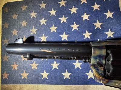 Colt Single Action Army .45 - 5.5" Barrel- Mfg 2000 - Turnbull Factory Colt Finish- Model P1850 - Image 2 of 14