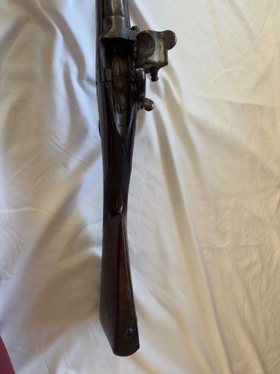 Antique Belgian Liège Percussion Smoothbore Sporting Gun c.1850 – Double Set Trigger, Crowned ELG Proof - Image 3 of 8