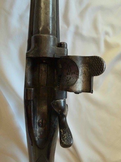 Antique Belgian Liège Percussion Smoothbore Sporting Gun c.1850 – Double Set Trigger, Crowned ELG Proof - Image 6 of 8