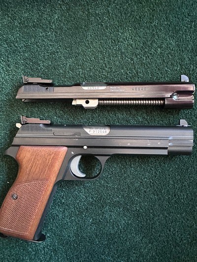 SIG P210-6 9mm with 22cal - Image 3 of 12