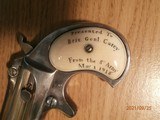 Fabulous Cased Presentation Remington Derringer. - 6 of 10