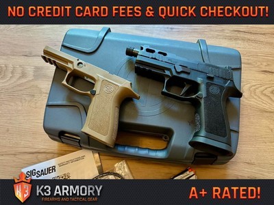 Sig Sauer LE P320 X Carry Tactical Package | 9mm | FDE + Black Grip Bundle | 2 Magpul AMAGs - Image 1 of 8