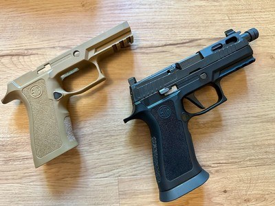 Sig Sauer LE P320 X Carry Tactical Package | 9mm | FDE + Black Grip Bundle | 2 Magpul AMAGs - Image 4 of 8