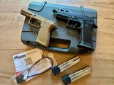 Sig Sauer LE P320 X Carry Tactical Package | 9mm | FDE + Black Grip Bundle | 2 Magpul AMAGs - Image 2 of 8