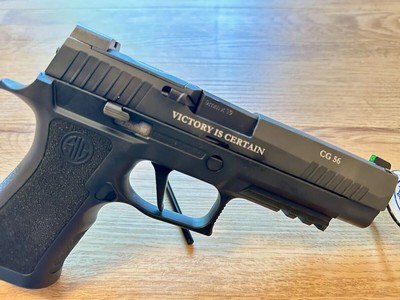 Sig Sauer P320 Full Size, Navy USS San Jacinto Custom Works Special Configuration | 9mm | W320F-9-SP - Image 7 of 11