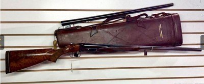 1949 Winchester Model 21 Skeet Grade 12GA w/two 28” Barrels and Leather Case - Image 1 of 15