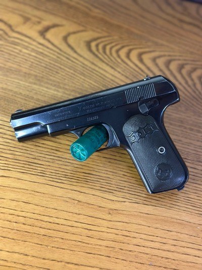Colt Model 1903 Pocket Hammerless .32 ACP — Early Type III, Circa 1911 — Serial #116325 - Image 7 of 20