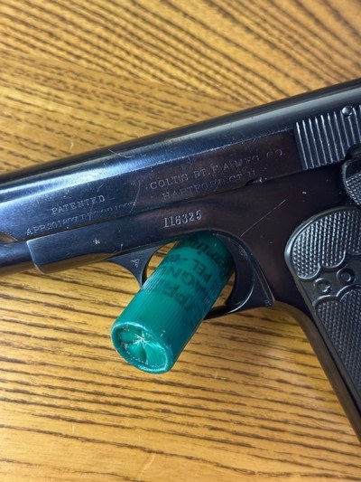 Colt Model 1903 Pocket Hammerless .32 ACP — Early Type III, Circa 1911 — Serial #116325 - Image 10 of 20