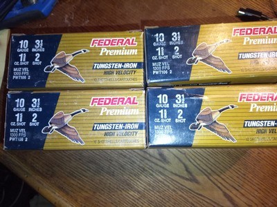 10Ga 3 1/2 1 5/8oz#2 Tungsten-Iron shot (10 x 10round boxes 100 total lot) - Image 2 of 2