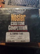 Nosler custom competition 6.5/140grcreedmoor - 1 of 1