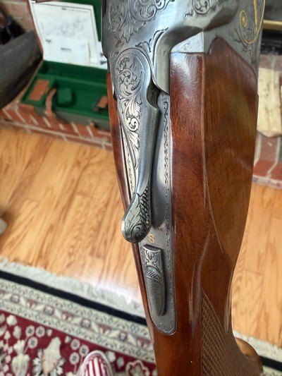 SKB Model 585 Angelo Bee Limited Edition 12ga O/U - Image 7 of 10