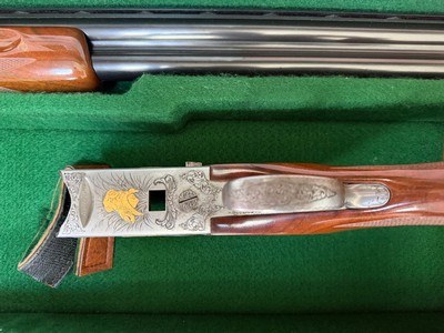 SKB Model 585 Angelo Bee Limited Edition 12ga O/U - Image 4 of 10