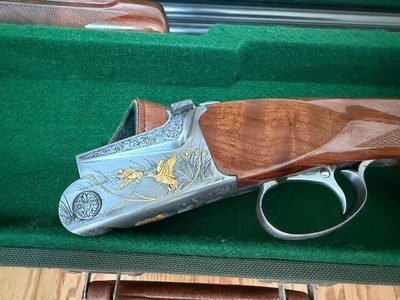SKB Model 585 Angelo Bee Limited Edition 12ga O/U - Image 3 of 10