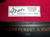 Brady Made In England Leather Gun Case For A Purdey Or Other Fine Doublegun - 9 of 12